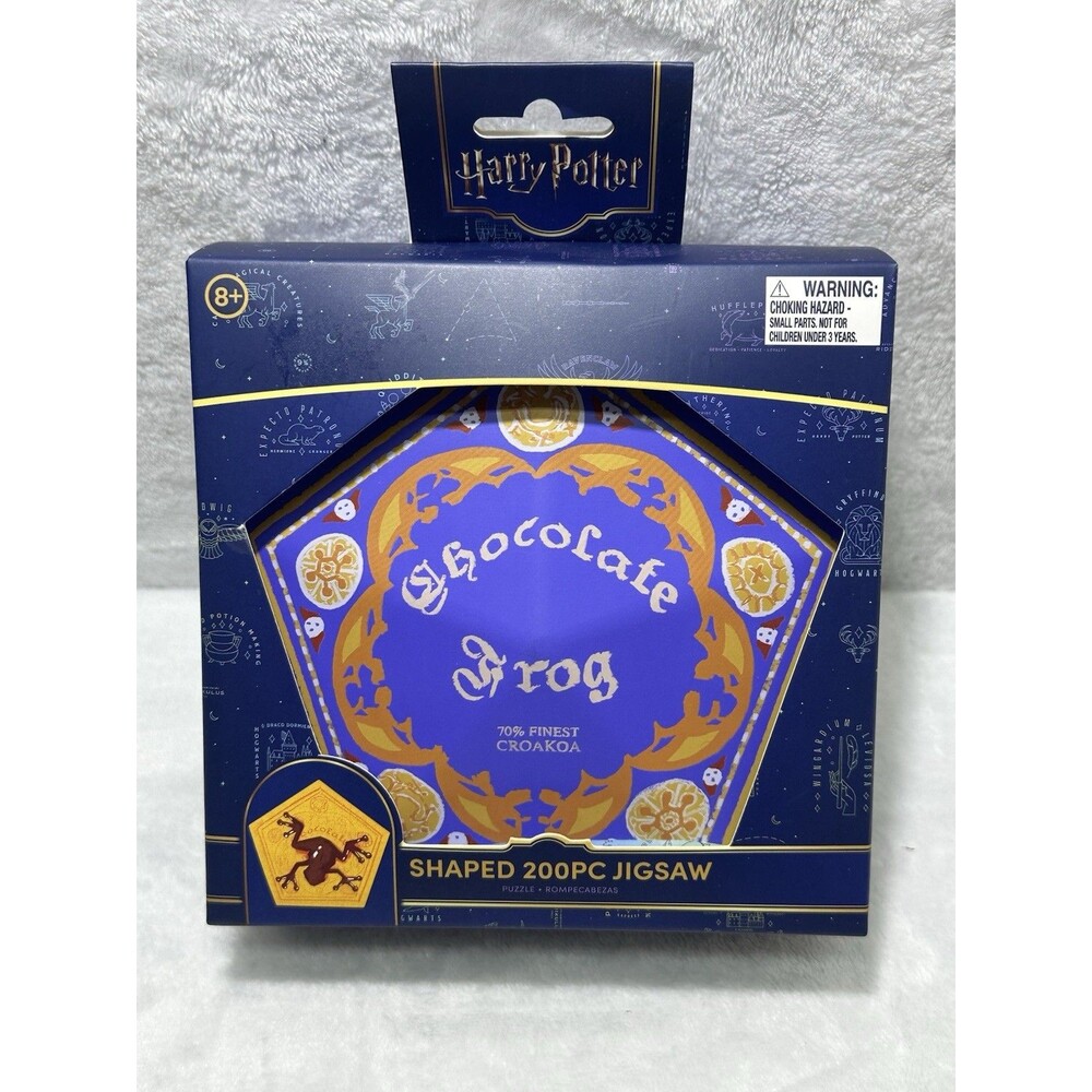 Harry Potter Chocolate Frog 200 Piece Shaped Jigsaw Puzzle Tin